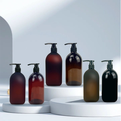 Custom 250ml 500ml 1000ml Frost Matte Body Care Cosmetic Container Shampoo Conditioner Shower Gel Lotion Plastic Bottle
