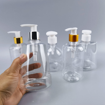 Custom Clear PET 250ml 300ml 350ml 500ml Plastic Hair Body Care Hand Soap Foaming Shampoo Lotion Pump Bottle for Cosmetic