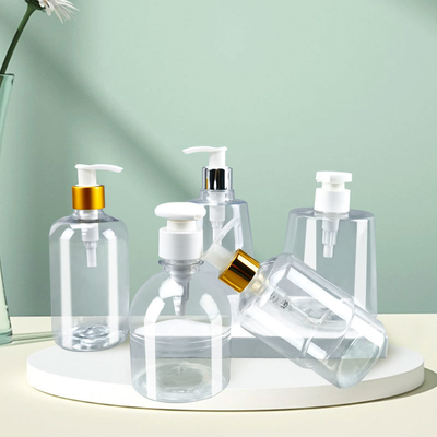 Custom Clear PET 250ml 300ml 350ml 500ml Plastic Hair Body Care Hand Soap Foaming Shampoo Lotion Pump Bottle for Cosmetic