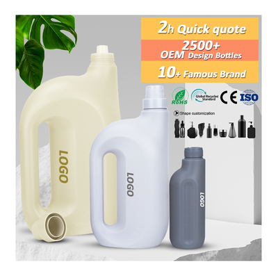 Customized 500ml 2L 4L Empty HDPE Plastic Laundry Detergent Washing Bucket Liquid Bottle