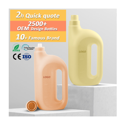 Customized 500ml 2L 4L Empty HDPE Plastic Laundry Detergent Washing Bucket Liquid Bottle