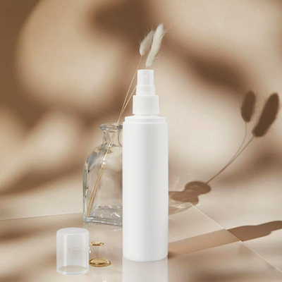 OEM ODM 120ml Pearly Lustre Facial Mist Spray Custom Vacuum HDPE Plastic Pump Airless Cosmetic Cleaning Bottle Refillable