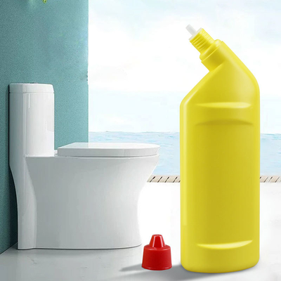 Customize Color Print 500ml Yellow Detergent Plastic HDPE Chemical Screw Cap Detergent Bottle/dishwashing Liquid Plastic Bottle