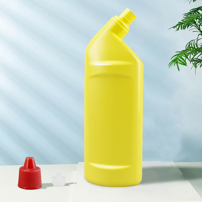 Customize Color Print 500ml Yellow Detergent Plastic HDPE Chemical Screw Cap Detergent Bottle/dishwashing Liquid Plastic Bottle