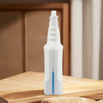 Customize Logo Print Refillable 850ml HDPE Plastic White Cleaning Trigger  Spray Bottle for Home Garden Gym