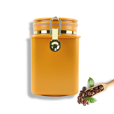Coffee Bean Container Food Coffee Kitchen Storage Canister Tea Coffee Canister Plastic Jar