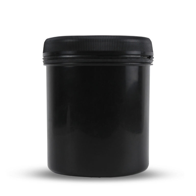 1000ml Body Scrub Jar Black Container Jars Plastic