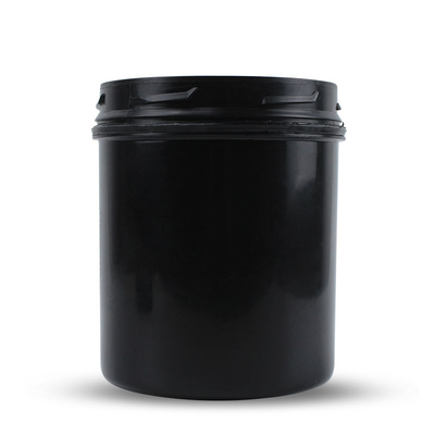 1000ml Body Scrub Jar Black Container Jars Plastic