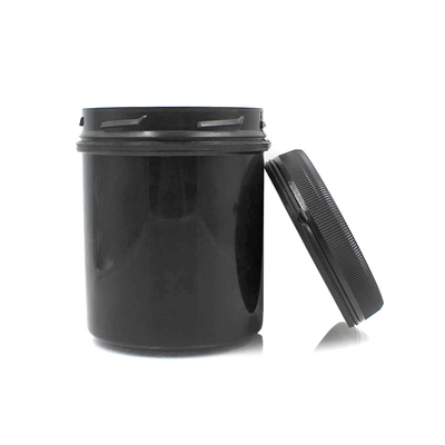 1000ml Hdpe Black Plastic Jar Container With Screw Lid