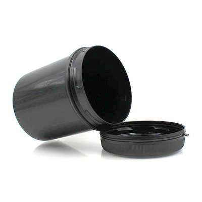 1000ml Hdpe Black Plastic Jar Container With Screw Lid