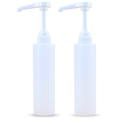 Good Quality 300ml 10oz Bottles Syrup Pumps Dispenser Plastic and Olive Oil Plastic Bottle