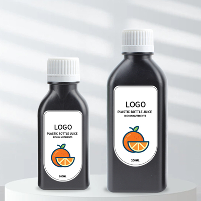 100 Ml 200 Ml China Eco Friendly Plastic Bottle Packaging for Cold Brew Coffee Smoothies Milk Screw Top Drink Plastic Bottles