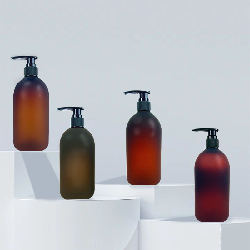 Custom 250ml 500ml 1000ml Frost Matte Body Care Cosmetic Container Shampoo Conditioner Shower Gel Lotion Plastic Bottle